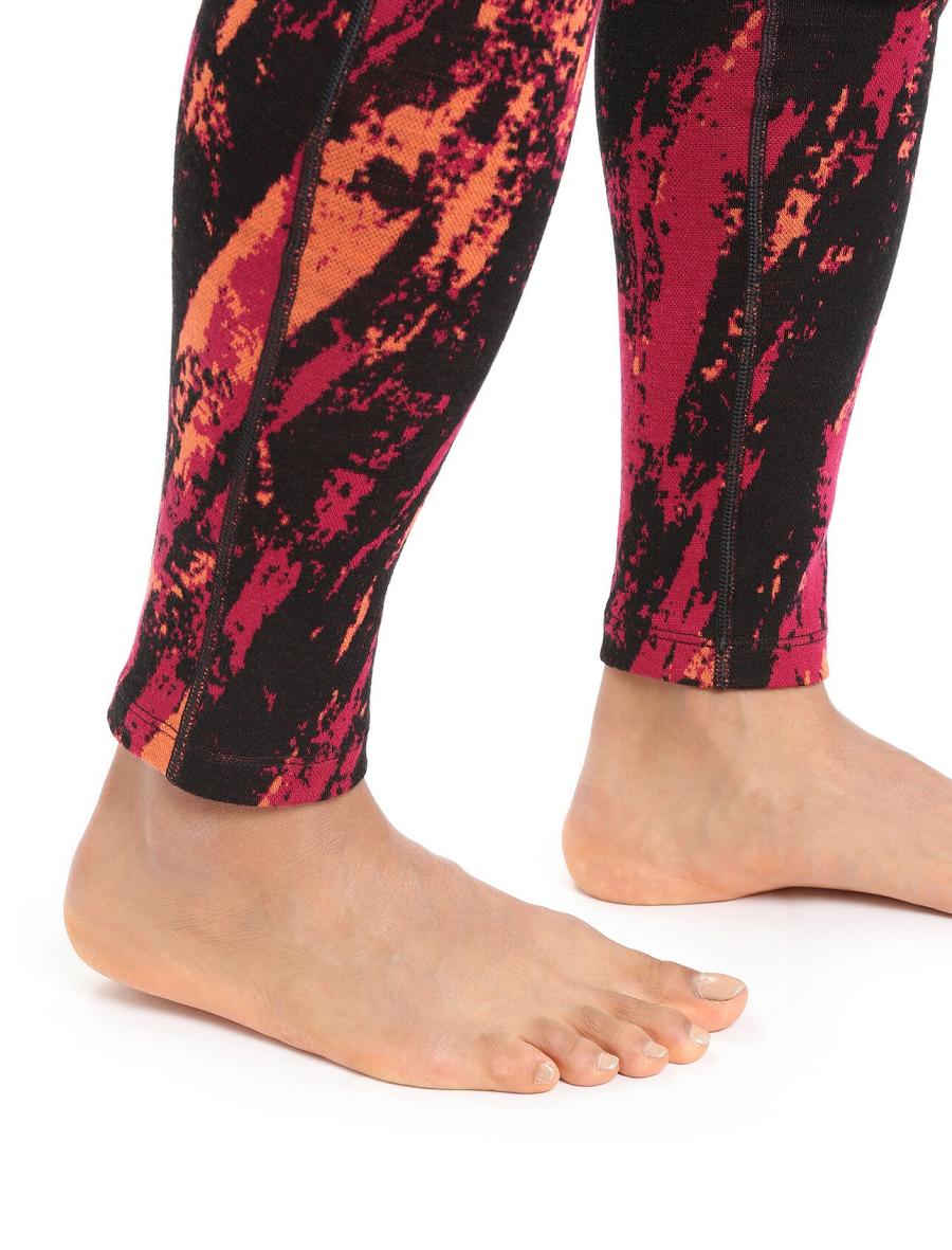 Icebreaker Merino 250 Vertex Sedimentary Naisten Leggingsit Pinkki | FI 1529XYUF